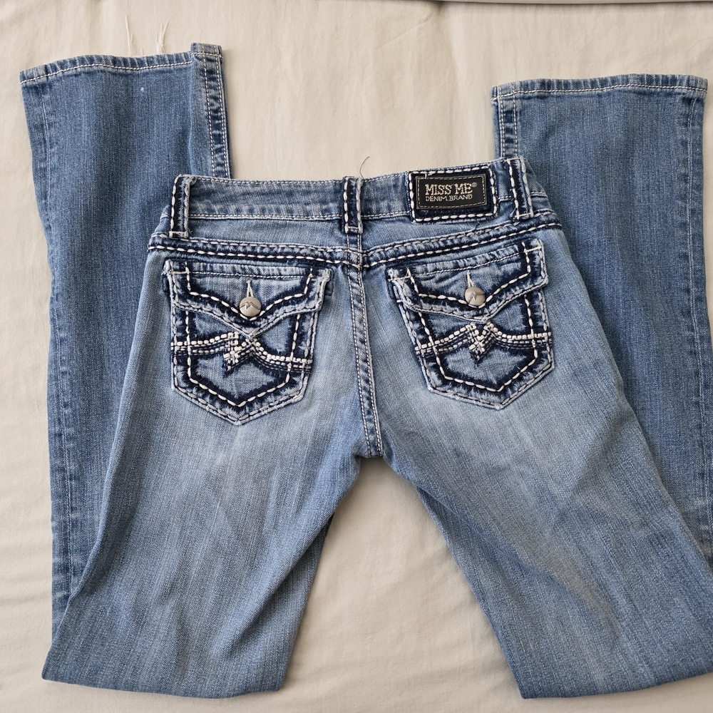 Miss Me Blue Boot Cut Jeans with Classic Style
